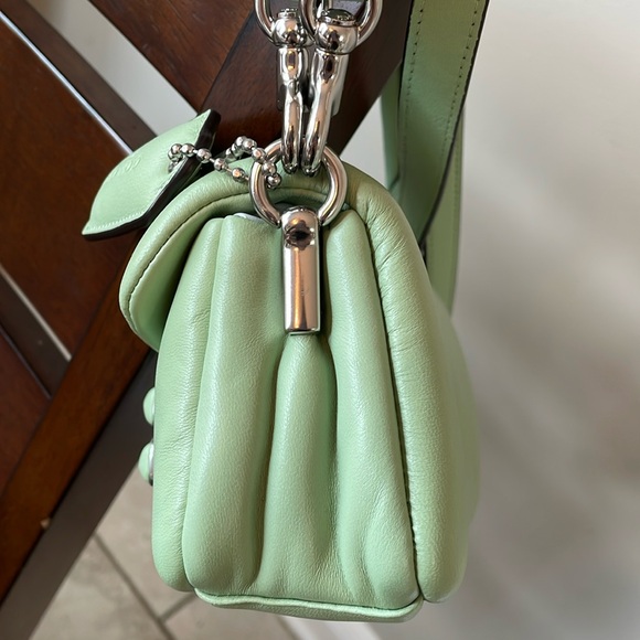 Coach Pillow Tabby 18 in Pale Pistachio - Picture 8 of 17